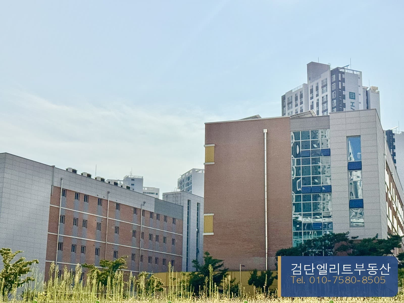 검단신도시 인천해든초등학교 전경 — 검단엘리트부동산 자체 촬영