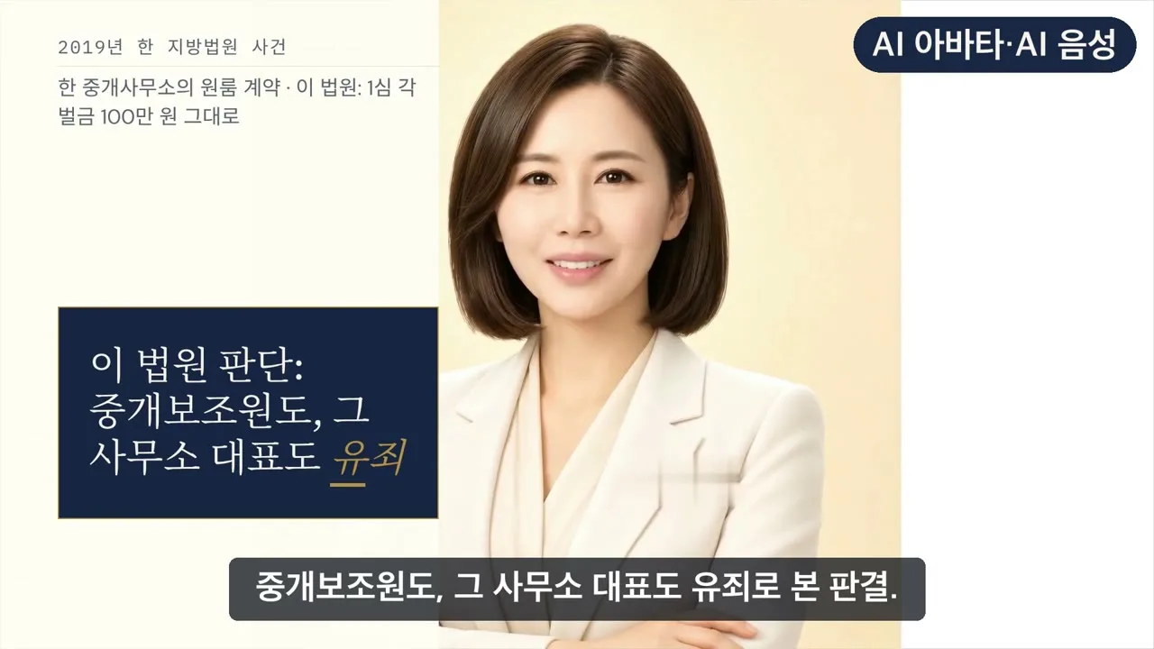 중개보조원이 집을 보여줬다면? 확인설명서 이 칸부터